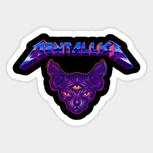 Mewtallica Sticker